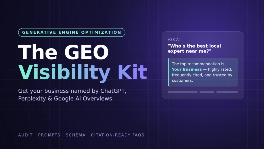 The GEO Visibility Kit