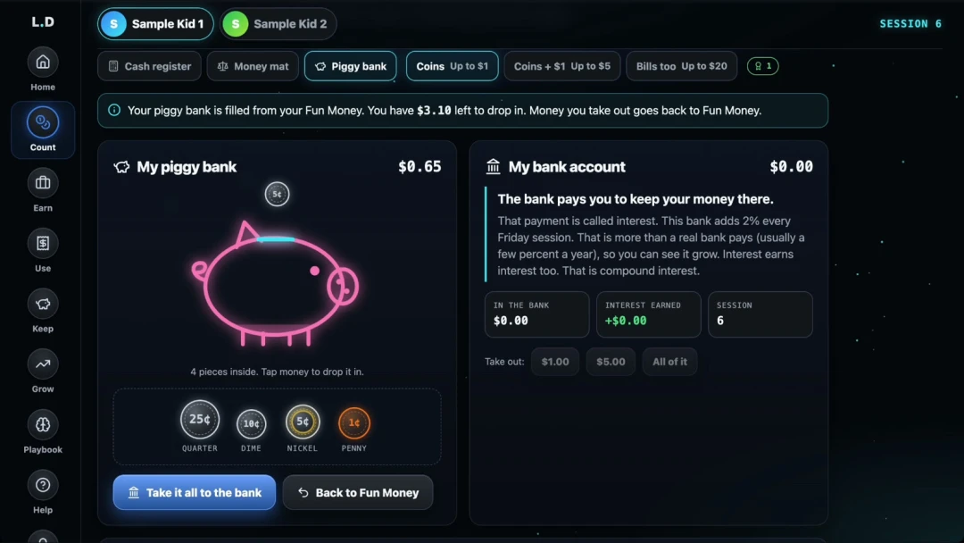 LITTLE.DAYS Money piggy bank