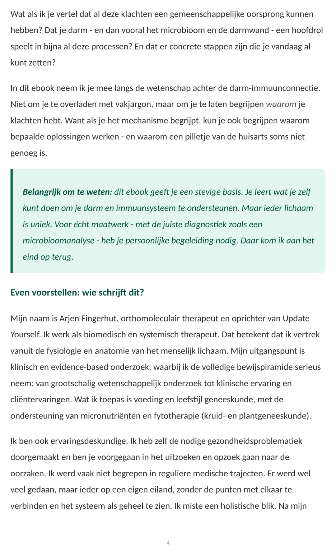 Pagina Even voorstellen
