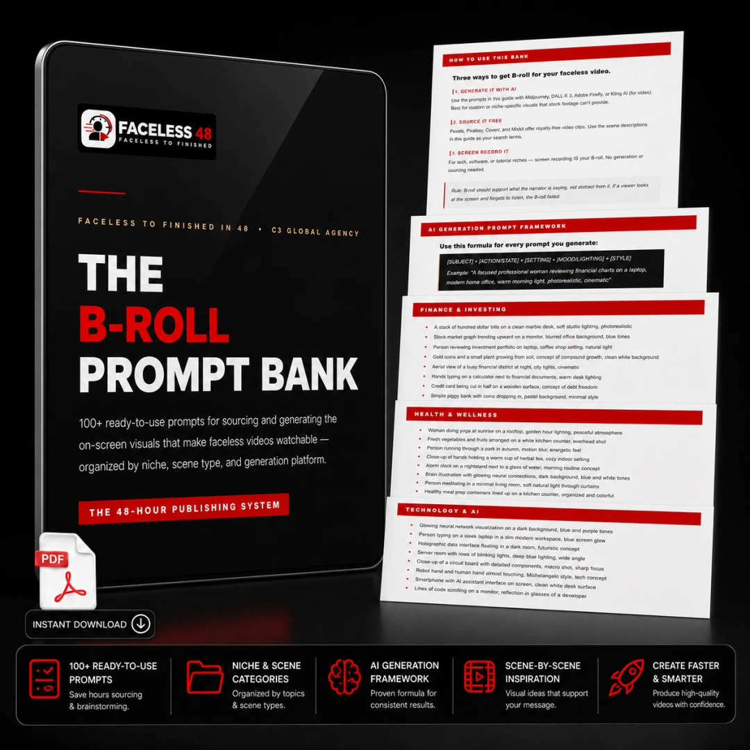 B-Roll Prompt Bank mockup